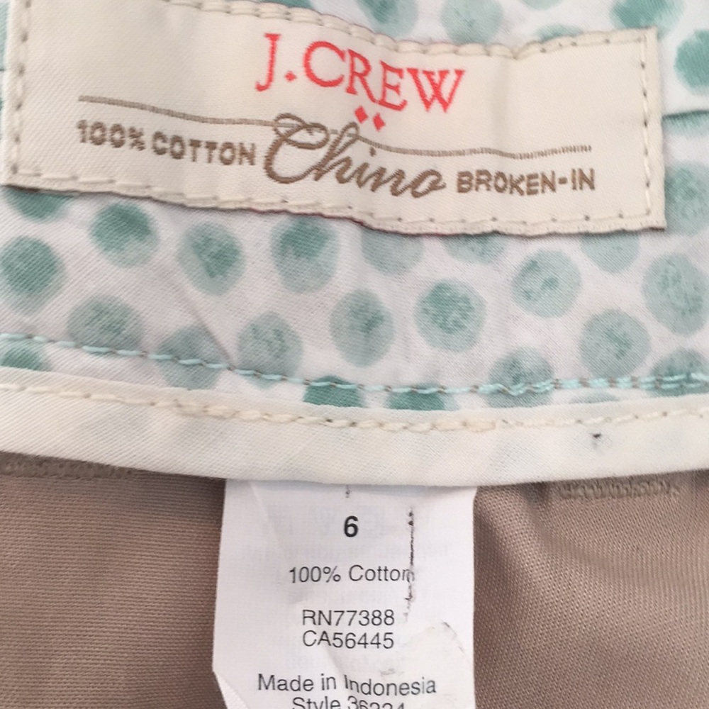 J Crew Chino Broken-in short - Picture 4 of 4